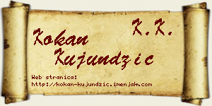 Kokan Kujundžić vizit kartica